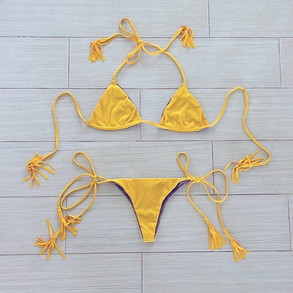 Bright Yellow Acacia Bikini